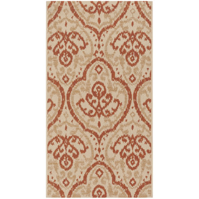 Tapis ikat beige / terracotta Fairview