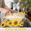 Ensemble de 6 napperons en plastique Sunflower