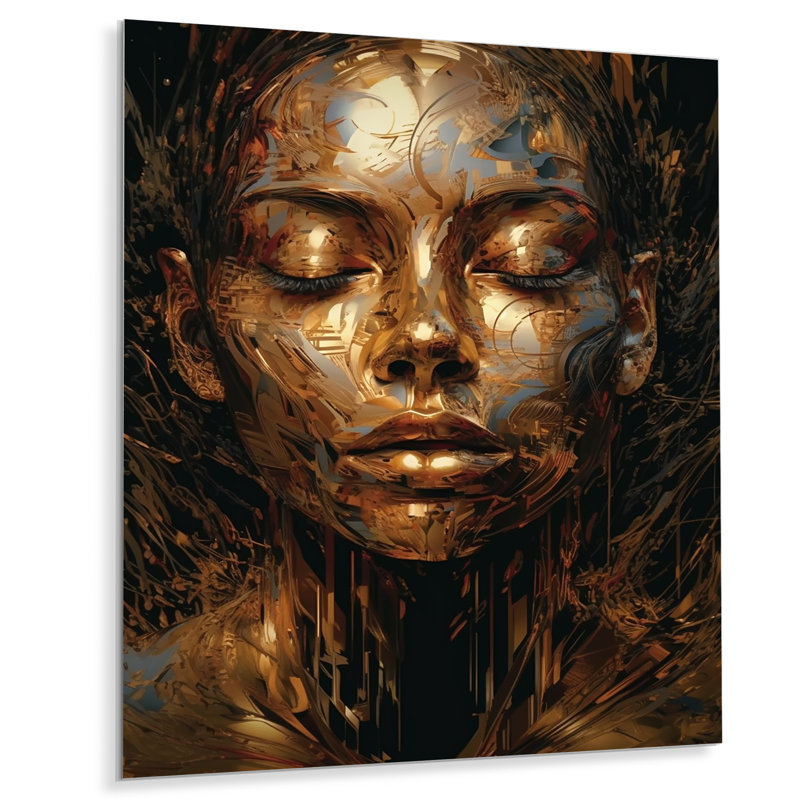 Kamyron Glam People Wall Decor on Metal, 20" H x 12" W x 1" D