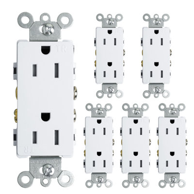 3012 3013 15 Tamper Resistant Duplex Outlet