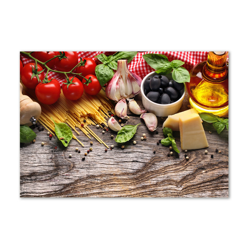 Italian Food - Wrapped Canvas Print