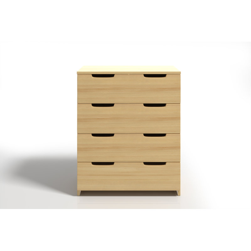 Ventura Solid Wood 83cm W 4 - Drawer Chest of Drawers