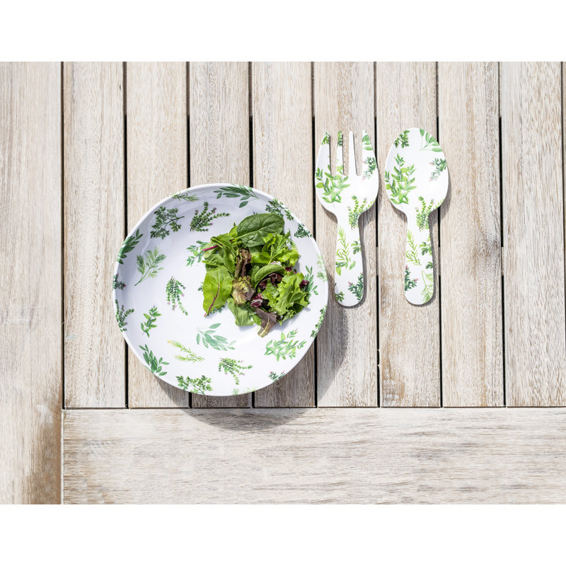 Gracie Oaks Melamine Serving Bowl