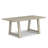 Whitley 72"W Solid Mango Wood Modern Farmhouse Dining Table With Trestle Base-634395217