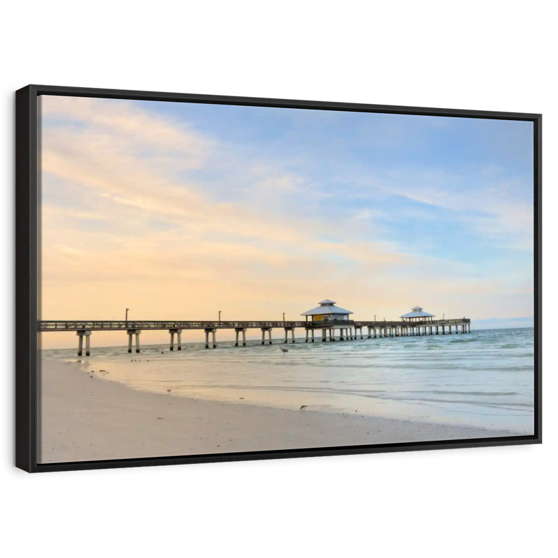 Fort Myers, Floride, Cadre flottant noir, 13 po x 9 po