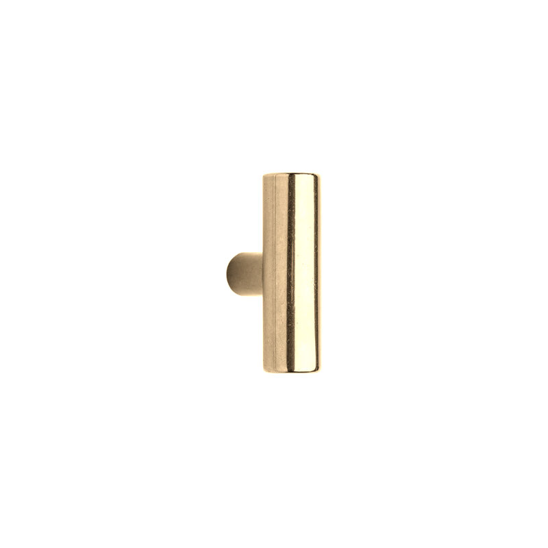 Tube Bronze Bar Knob, Silicon Bronze Brushed