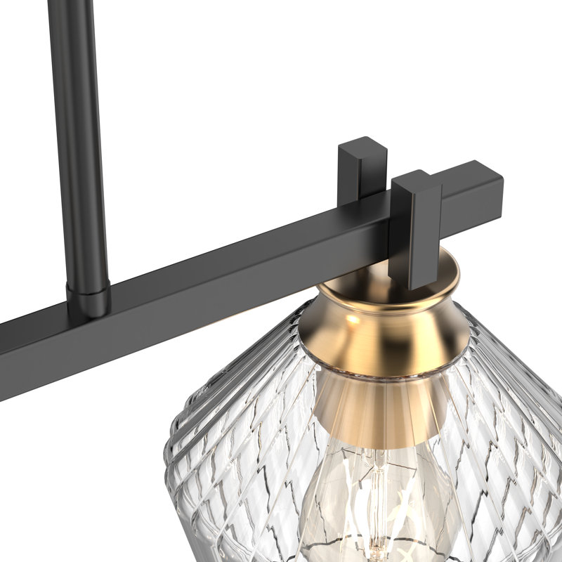 Luminaire suspendu 3 lumières pour îlot de cuisine, Trois lumières