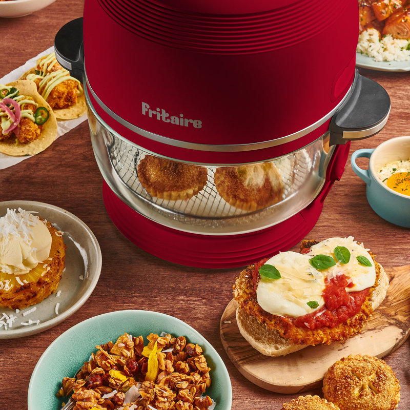 Friteuse à air non toxique, Rouge cerise