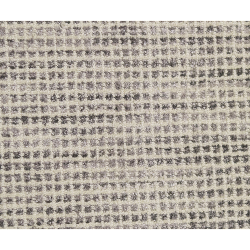 Geometric Area Rug in Gray
