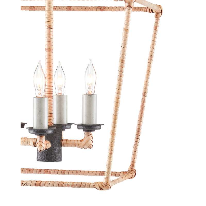 Denison 4 - Light Pendant, 17.5" H x 12.25" W x 12.25" D