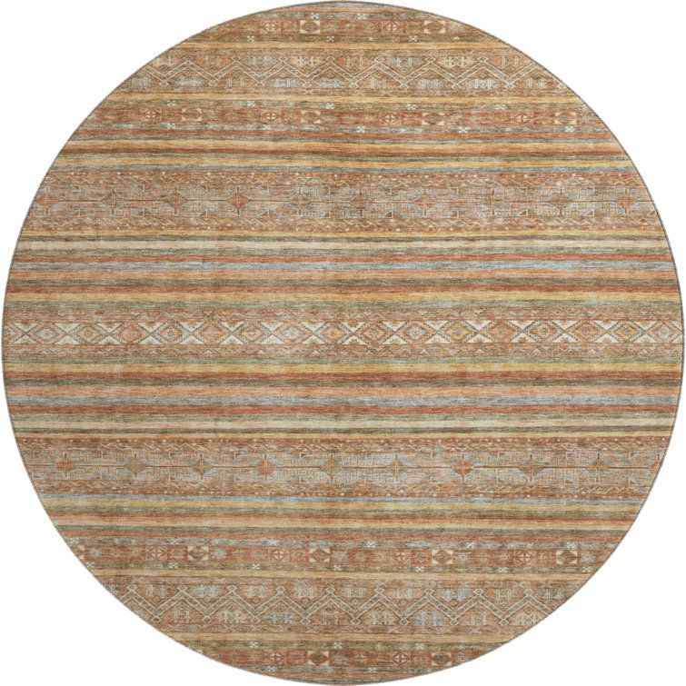 Premium Machine Washable Lampkins AMF1644 Stripes Rug