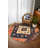 Jateen Collection Digital Print Cotton-Polyester Blend Orange Rug-371515272
