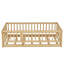 Twin Size Floor Bed with Slats-1016179536-1016179543