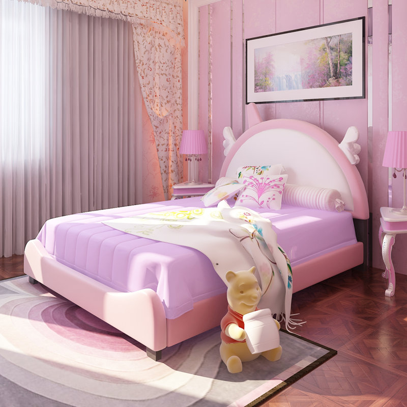 Upholstered Platform Bed, Full / Double