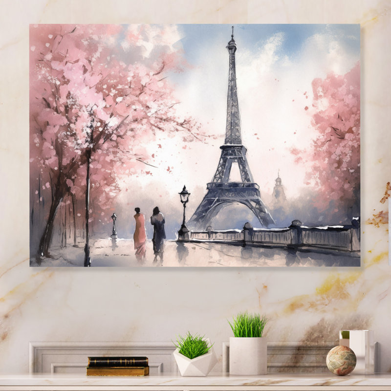 Chef-d'œuvre de la Tour Eiffel I - impression sur métal France, H 12 po x l 20 po