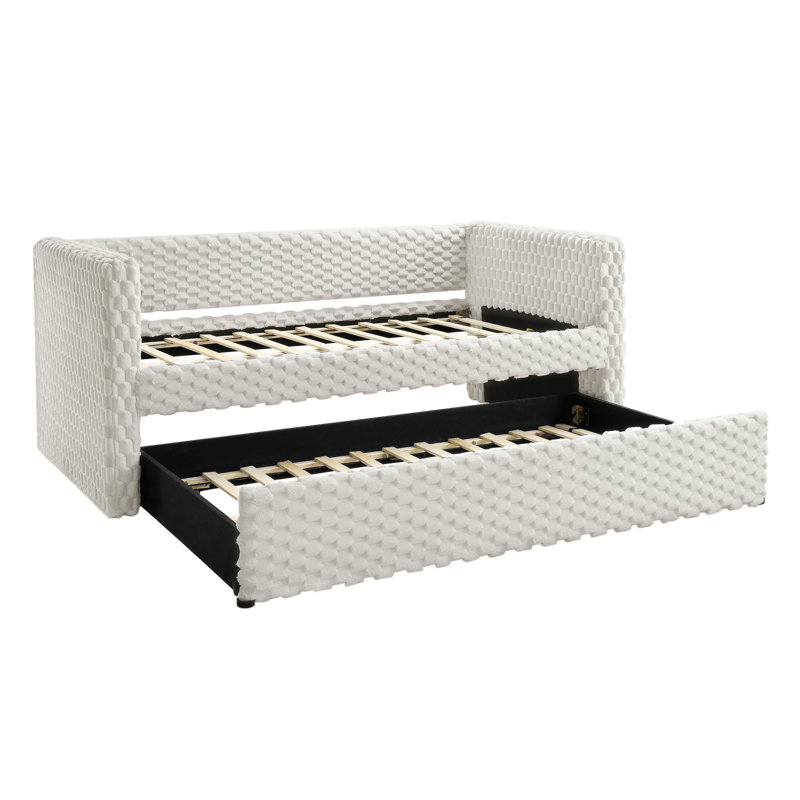Magnifique lit de jour moderne 1pc, Blanc