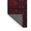 Tapis géométrique rouge / noir-321304592