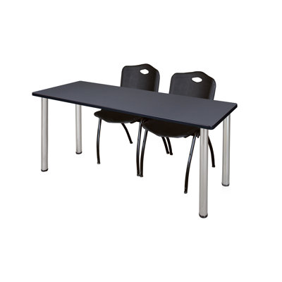 Kee Training Table Top & 2 M Stack Chairs