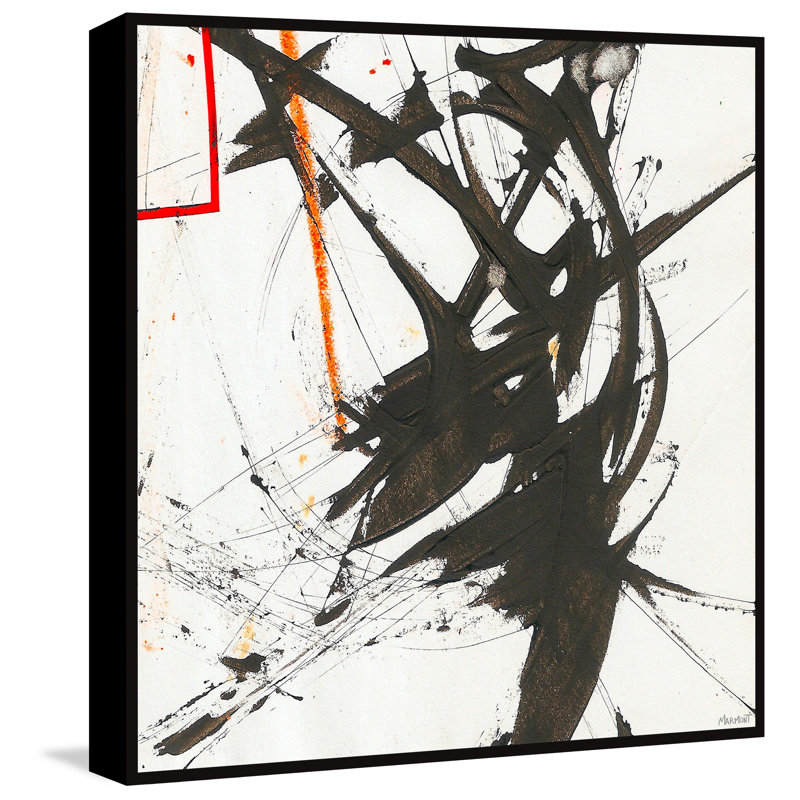 Under Construction by Marmont Hill - Floater Frame Painting on Canvas, 101cm W x 101cm H