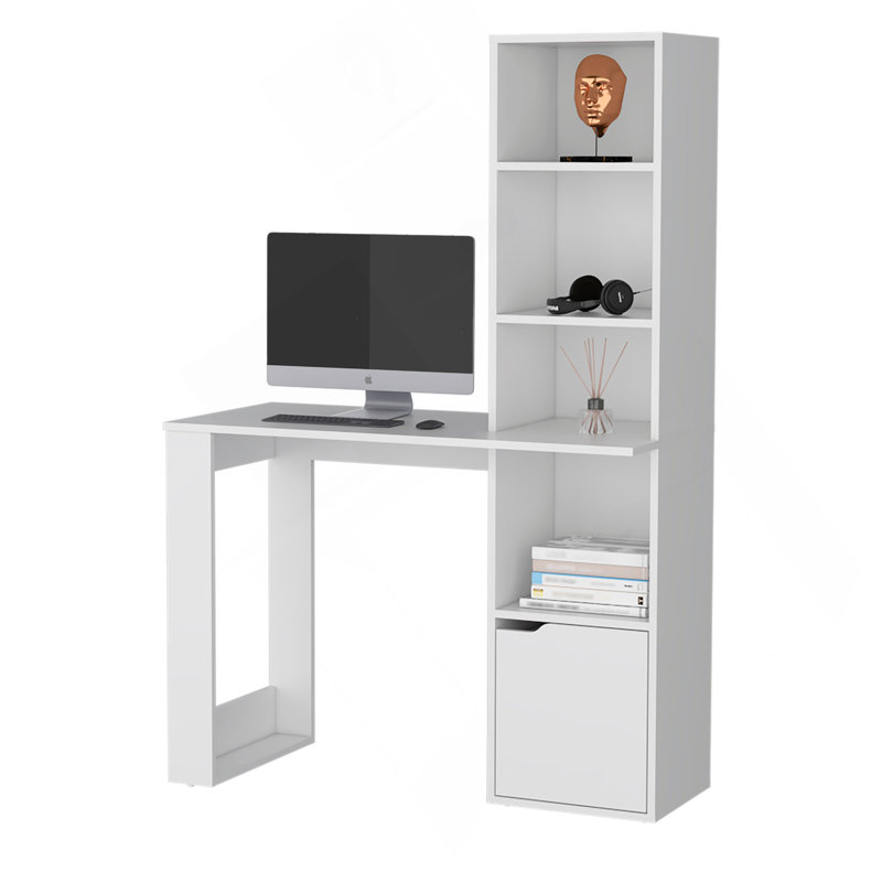 Bureau Aragon, finition blanche, Blanc