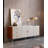 94.49" White+Orange Rectangular Solid Wood TV Stands-108511035