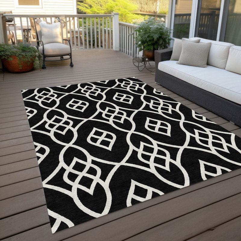 Tapis intérieur / extérieur mâle avec envers antidérapant, Rectangle 5 pi x 7 pi 6 po