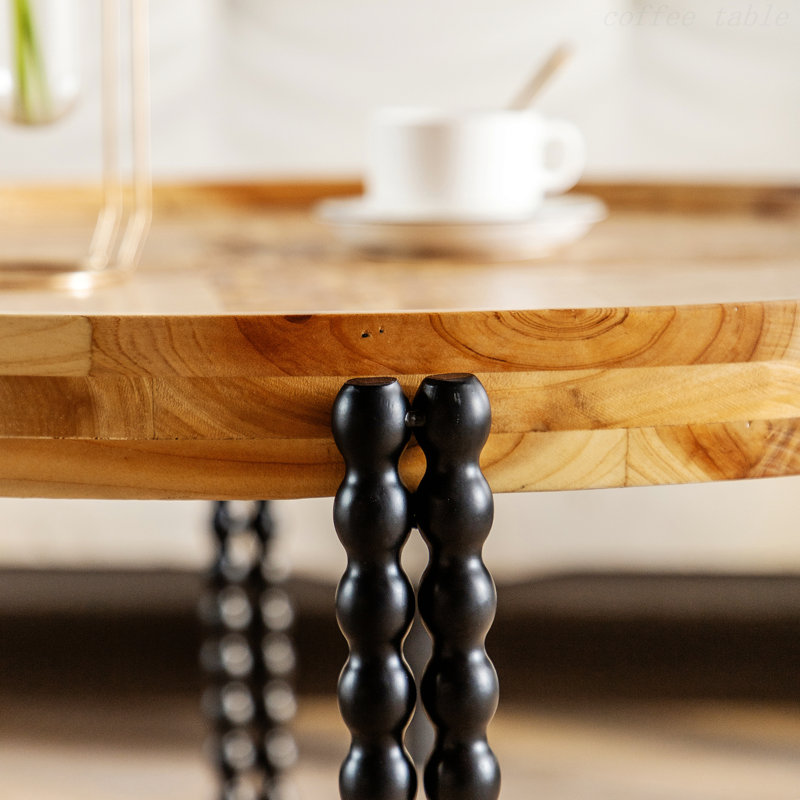 Table basse en bois Table basse en bois naturel Grande table basse en bois massif