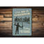 Panneau «Today I'm Fishing» en aluminium-58203442