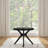 Muhsina Cross Leg Round Dining Table (38in x 38in / 966mm x 966mm)-822312692