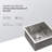 13 Inch Undermount Stainless Steel Kitchen Sink, 16 Gauge, 9 Inch Deep Single Bowl for Durable and Quiet Performance