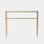 Cut Iron 38'' W Marble Console Table