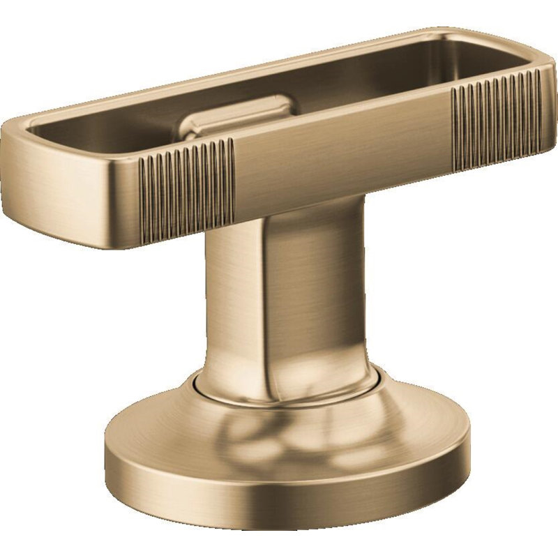 Kintsu® Widespread Pull-Down Faucet With Arc Spout, Knob Handle, Lumicoat® Luxe Gold