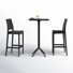Farrah Square 2 - Person 24'' Bar Seating Set with Square Stools