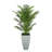 54'' Faux Palm Tree in Metal Planter