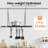 Sabanc Metal Oval Hanging Pot Rack