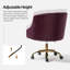 Chaise de travail en velours Doreen-1230664780