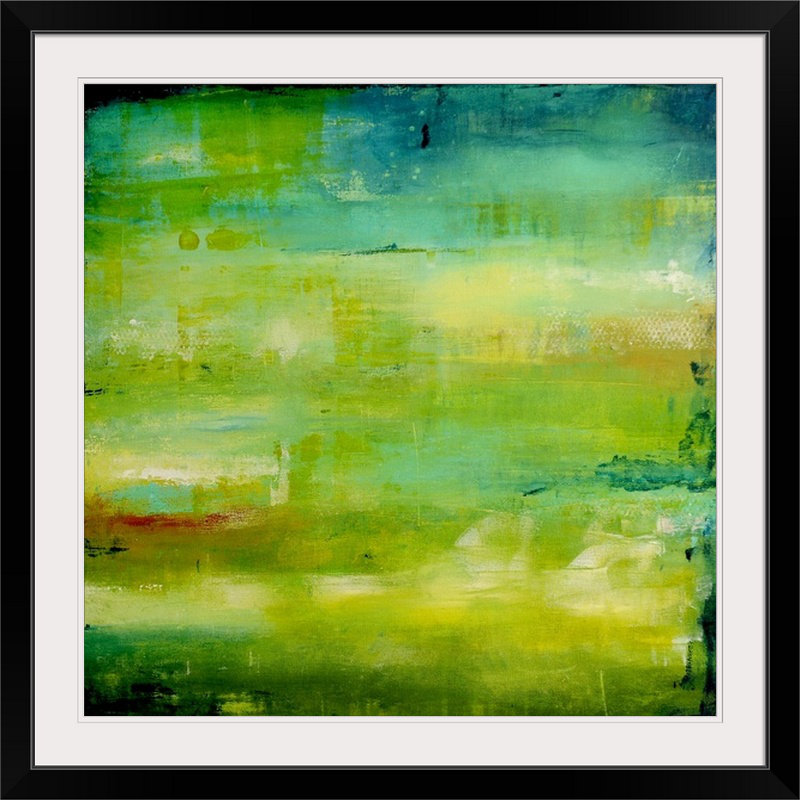 « Endless Harmony »-impression d’art graphique, Cadre noir, H 20 po x l 20 po x p 1 po