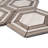 Interspace 10.63 in. x 12.01 in. Hexagon Polished Marble Mosaic Tile-60816618