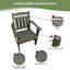 Chaise de patio en PEHD