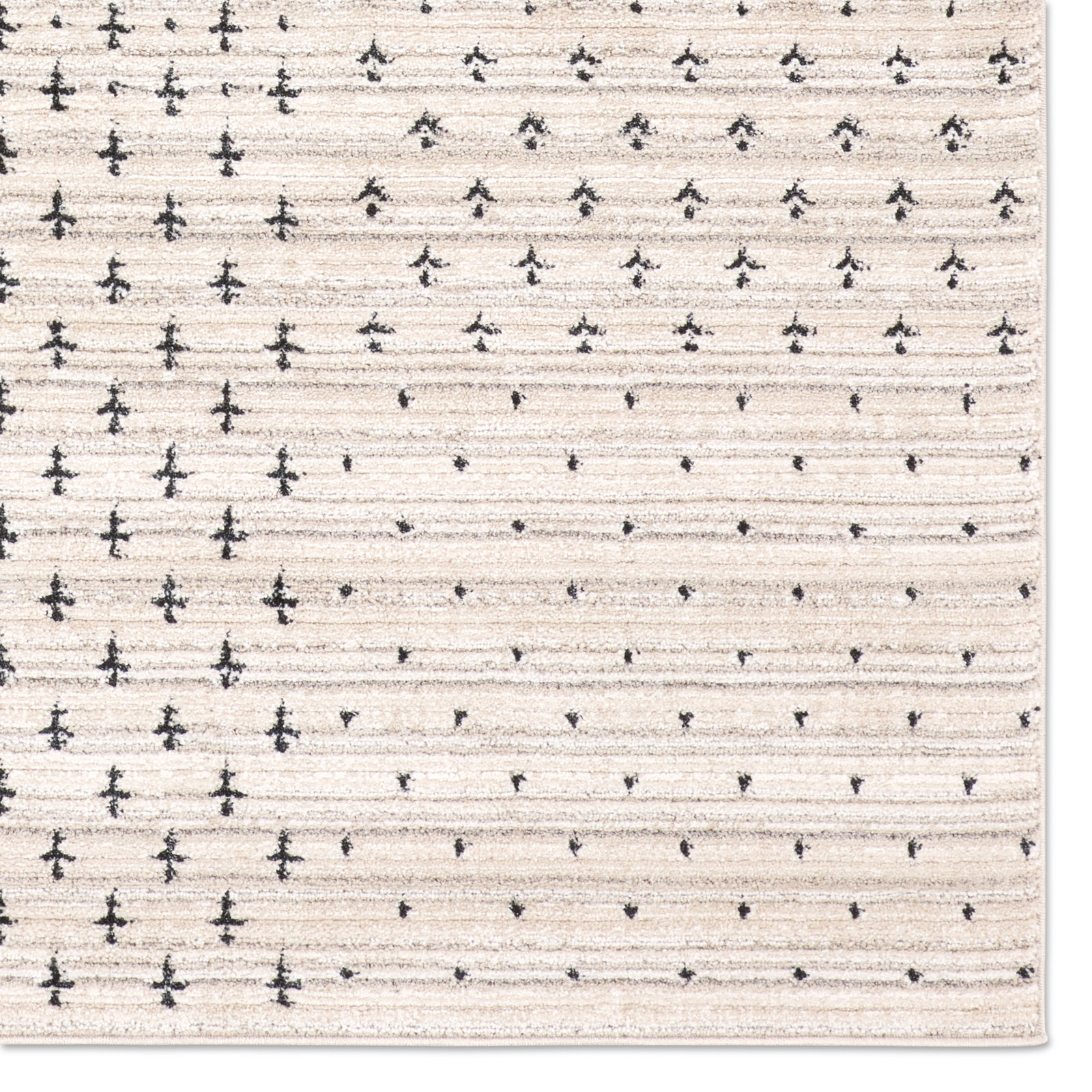 Vibe by Union Rustic Loehrke Powerloomed Tribal Tan/Taupe Area Rug, Rectangle 7'9" x 9'9"
