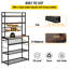 Edword 35.4'' Standard Baker's Rack with Microwave Compatibility