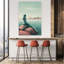 Copenhagen - Little Mermaid Dreamy Serene Tranquil Bird Architecture City Wall Art Print by Emel Tunaboylu - Wrapped Canvas Print-135627157