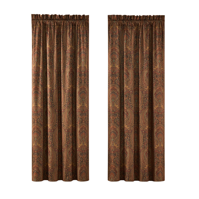DESTINY - CHOCOLATE 95" WINDOW PANEL PAIR