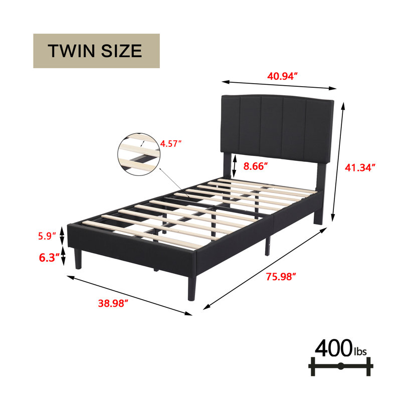 Upholstered Platform Bed