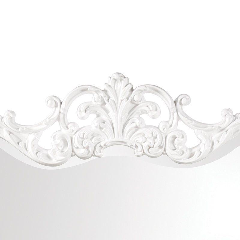 Miroir mural Daniely, Blanc