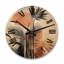 Horloge murale en bois massif Niam-823059356