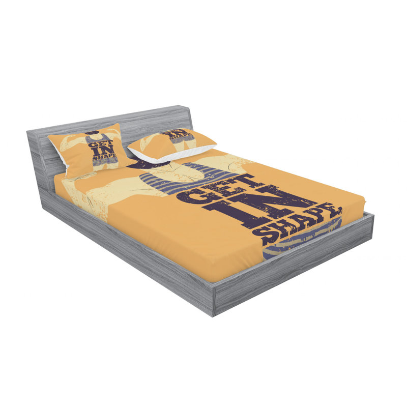Microfiber Sheet Set, Queen Sheet Set + Fitted Sheet + 2 Pillowcases
