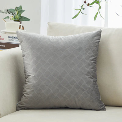 Housse de coussin en velours