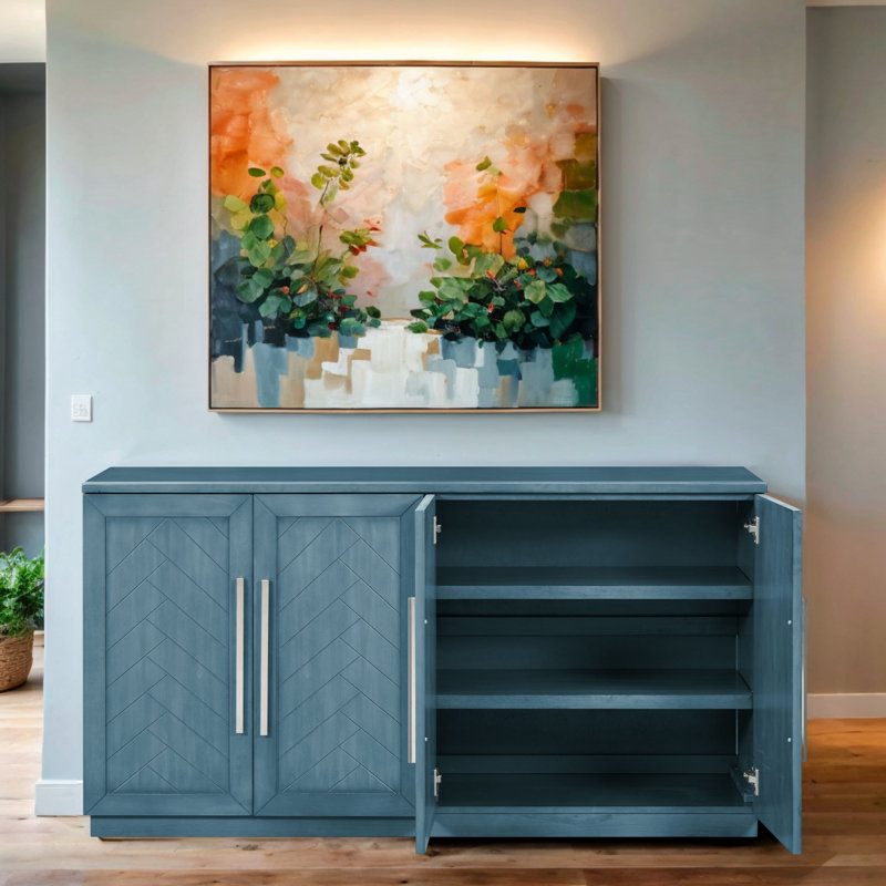 Console Monikia, Bleu antique