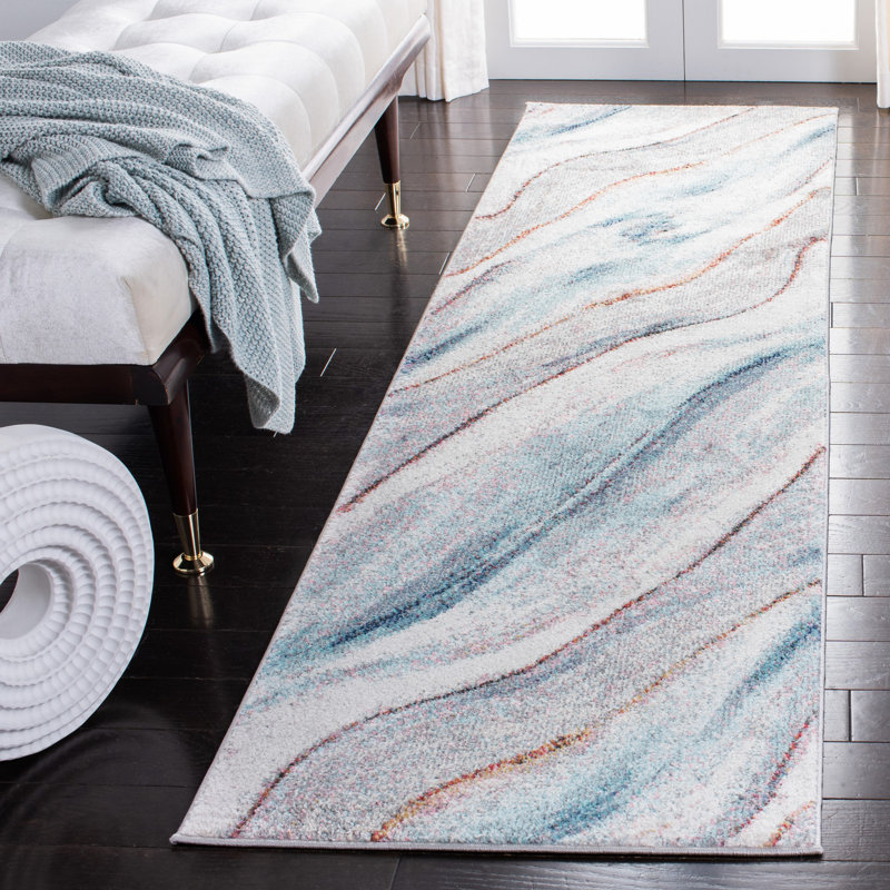 Tapis abstrait performance Towaoc, Tapis de couloir 2 pi 2 po x 10 pi